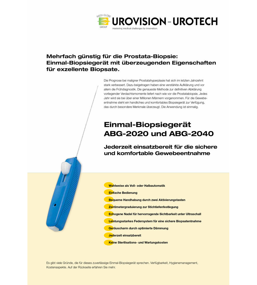 Einmal Biopsiegerät