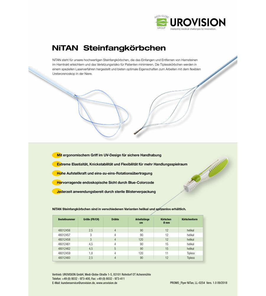 NiTAN Steinfangkörbchen